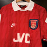 ARSENAL BERGKAMP 1995-1996 ORIGINAL JERSEY Size L