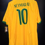 BRAZIL NEYMAR JR 2014-2015 ORIGINAL JERSEY SIZE XL