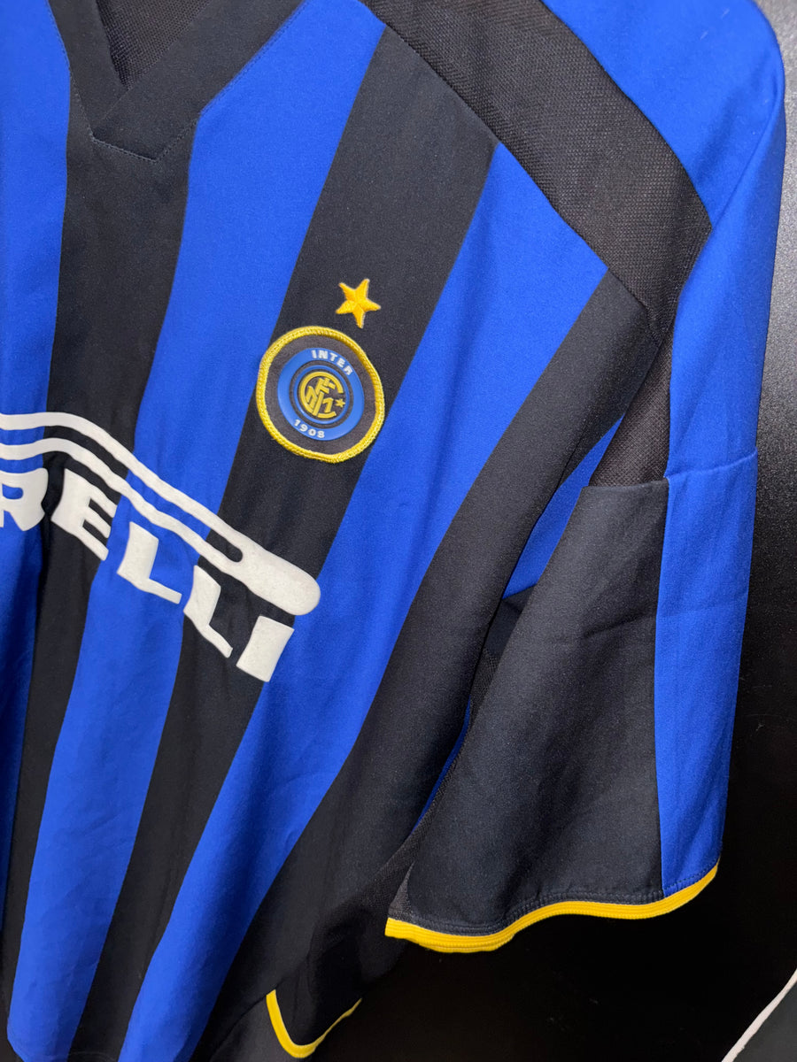 INTER MILAN ADRIANO 2002-2003 ORIGINAL JERSEY Size L