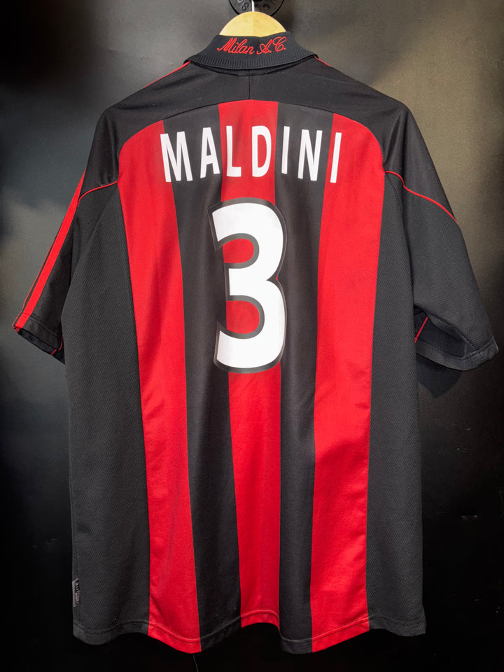 AC MILAN MALDINI 2000-2001 ORIGINAL JERSEY Size XL
