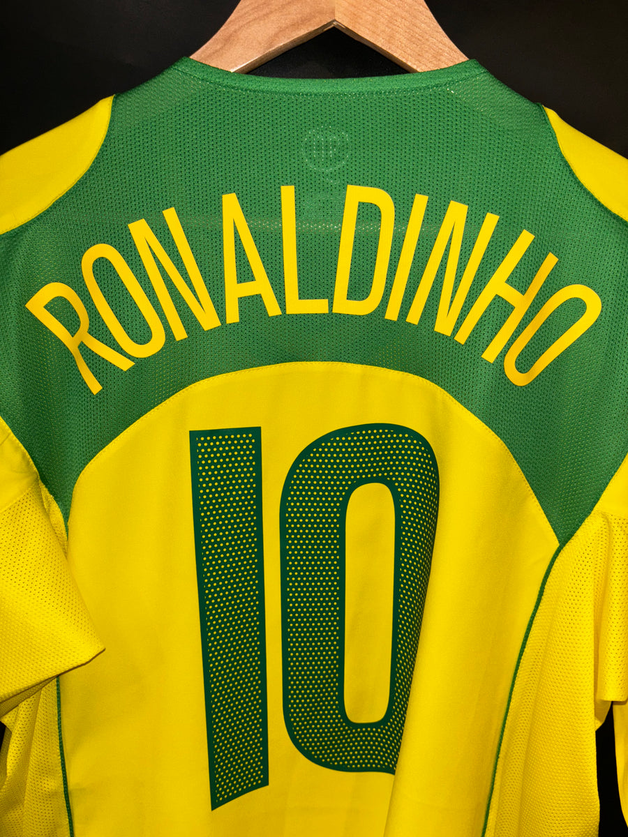 BRAZIL RONALDINHO 2004-2005 ORIGINAL JERSEY SIZE XL