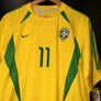 BRAZIL RONALDINHO 2002-2003 ORIGINAL JERSEY SIZE L