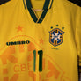 BRAZIL ROMARIO 1994-1995 ORIGINAL JERSEY SIZE L