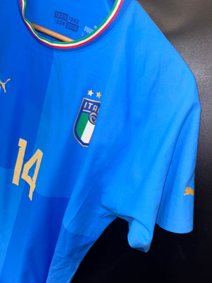 ITALY CHIESA 2022-2023 ORIGINAL PLAYER JERSEY Size M