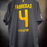 BARCELONA FABREGAS 2011-2012 ORIGINAL JERSEY Size XL