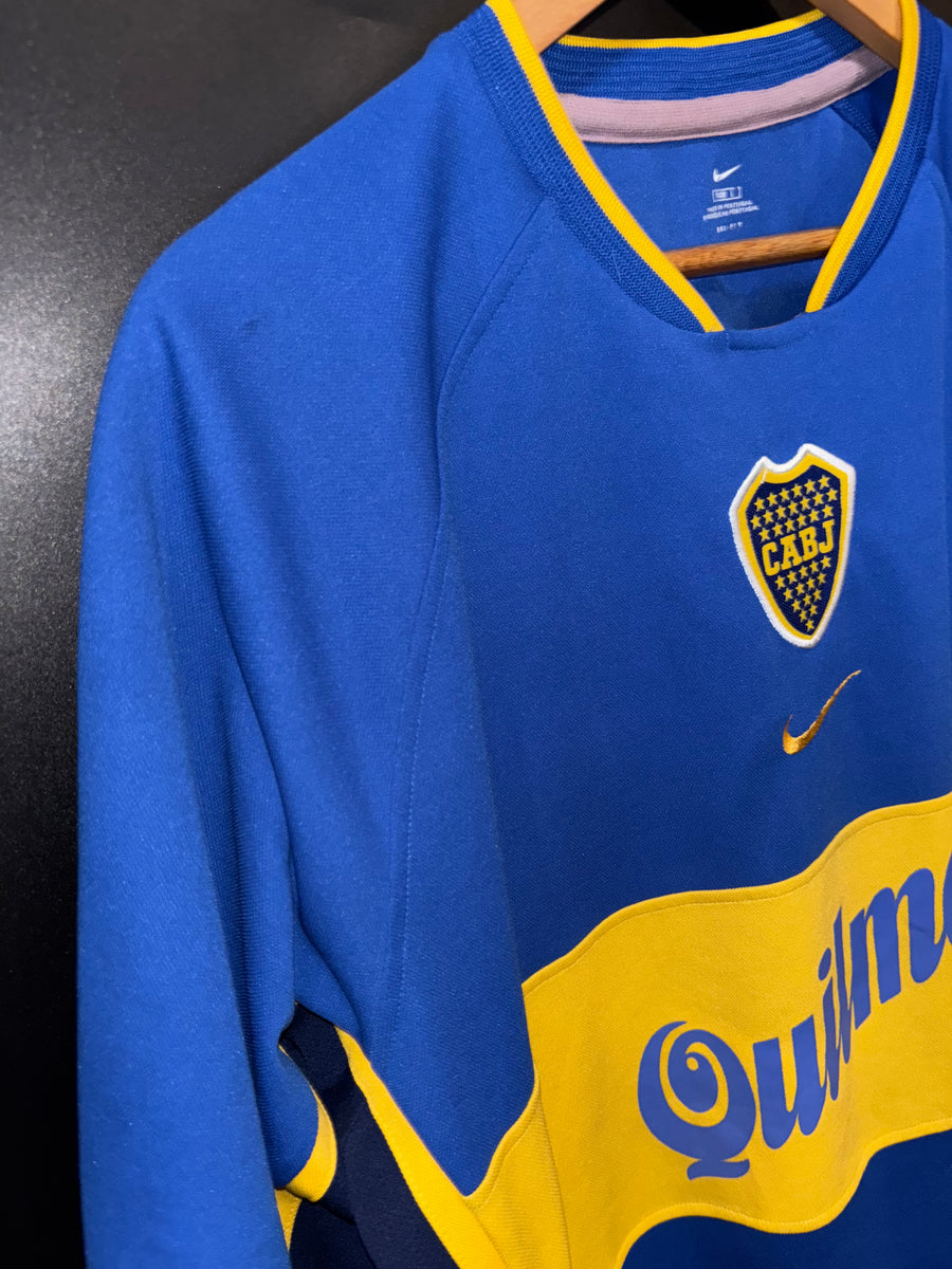 BOCA JUNIORS RIQUELME 2001-2002 ORIGINAL JERSEY Size L