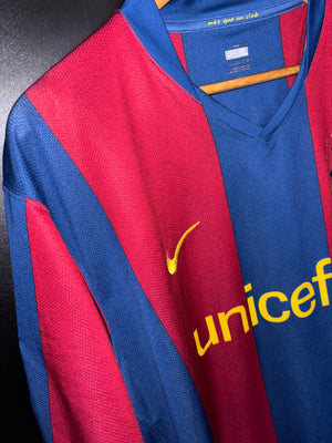 BARCELONA RONALDINHO 2007-2008 ORIGINAL JERSEY Size XL