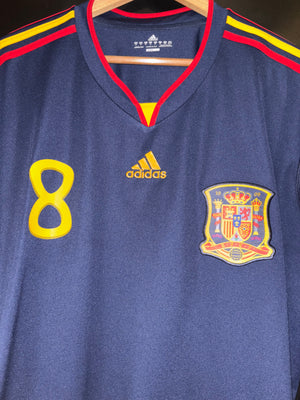 SPAIN XAVI 2010-2011 ORIGINAL AWAY JERSEY Size XL