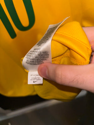 BRAZIL NEYMAR JR 2014-2015 ORIGINAL JERSEY SIZE L