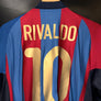 BARCELONA RIVALDO 2001-2002 ORIGINAL JERSEY Size L