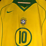 BRAZIL RONALDINHO 2004-2005 ORIGINAL JERSEY SIZE L