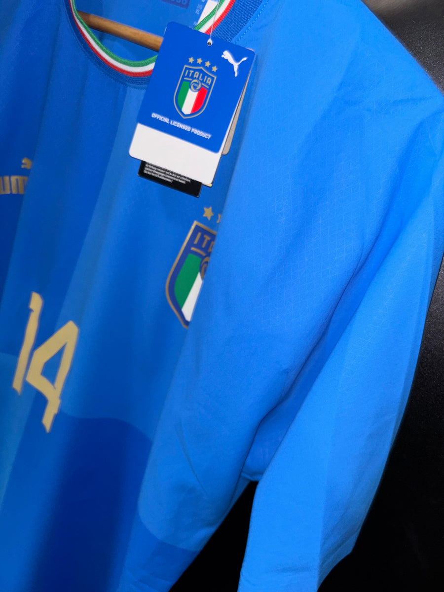 ITALY CHIESA 2022-2023 ORIGINAL PLAYER JERSEY Size XL