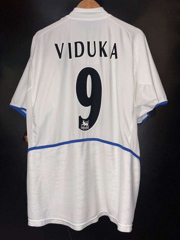 LEEDS UNITED VIDUKA 2002-2003 ORIGINAL JERSEY Size XL