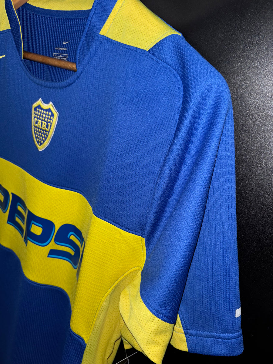 BOCA JUNIORS TEVEZ 2004-2005 ORIGINAL JERSEY Size L