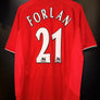 MANCHESTER UNITED FORLAN 2001-2002 ORIGINAL JERSEY Size L