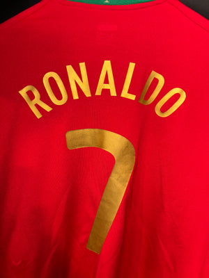 PORTUGAL RONALDO 2008-2009 ORIGINAL JERSEY Size XL