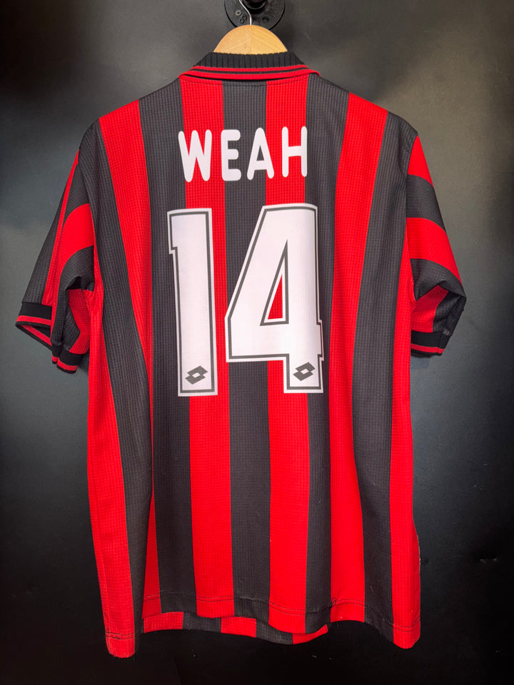 AC MILAN WEAH 1997-1998 ORIGINAL JERSEY Size L