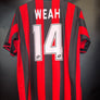 AC MILAN WEAH 1997-1998 ORIGINAL JERSEY Size L