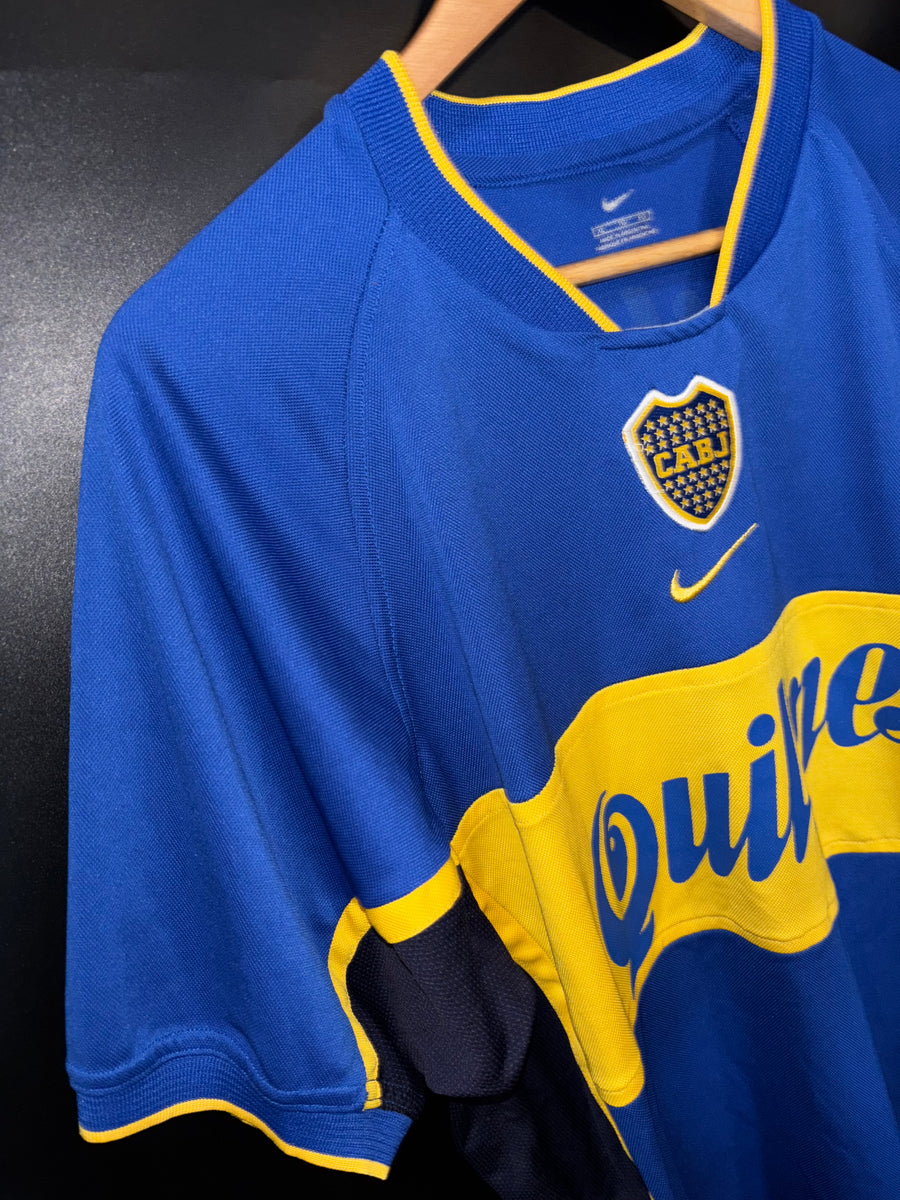 BOCA JUNIORS RIQUELME 2001-2002 ORIGINAL JERSEY Size XL