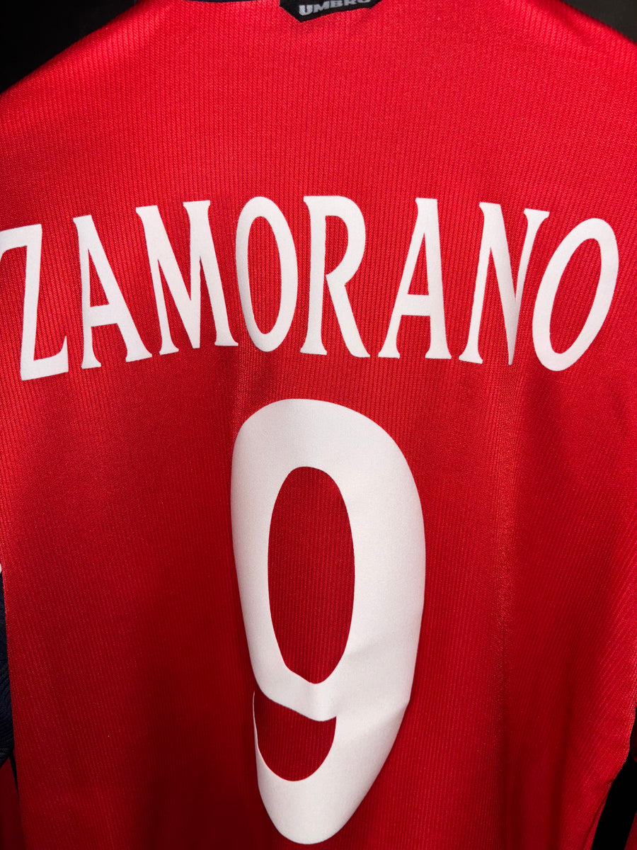 CHILE ZAMORANO 2000-2001 ORIGINAL  JERSEY SIZE L