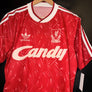 LIVERPOOL 1989-1990 ORIGINAL JERSEY SIZE M