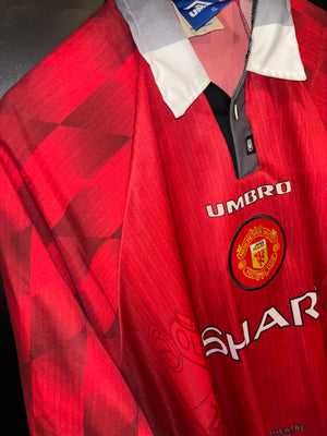 MANCHESTER UNITED CANTONA 1996-1997 ORIGINAL JERSEY Size XL