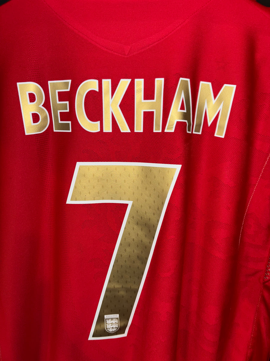 ENGLAND BECKHAM 2006-2007 ORIGINAL JERSEY Size XL