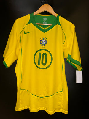 BRAZIL RONALDINHO 2004-2005 ORIGINAL JERSEY SIZE M