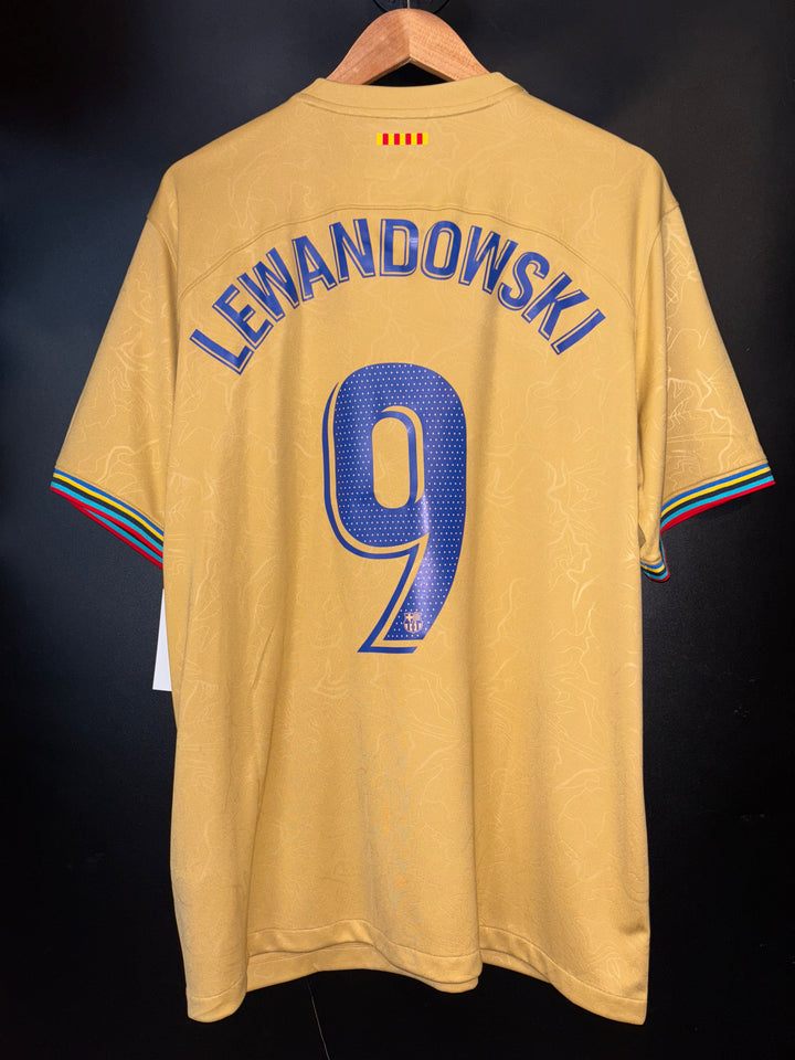 BARCELONA LEWANDOWSKI 2022-2023 ORIGINAL JERSEY Size XL