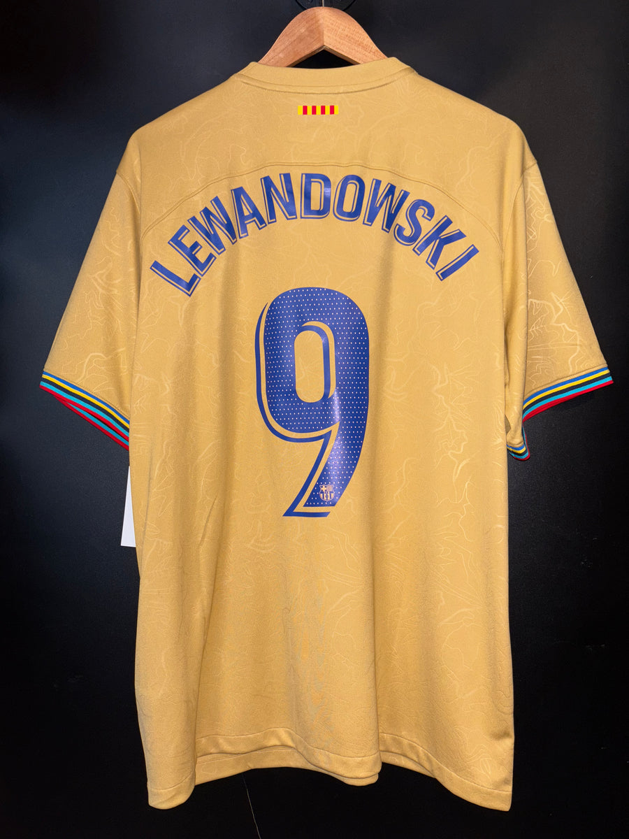 BARCELONA LEWANDOWSKI 2022-2023 ORIGINAL JERSEY Size XL