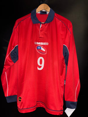 CHILE ZAMORANO 2000-2001 ORIGINAL  JERSEY SIZE L