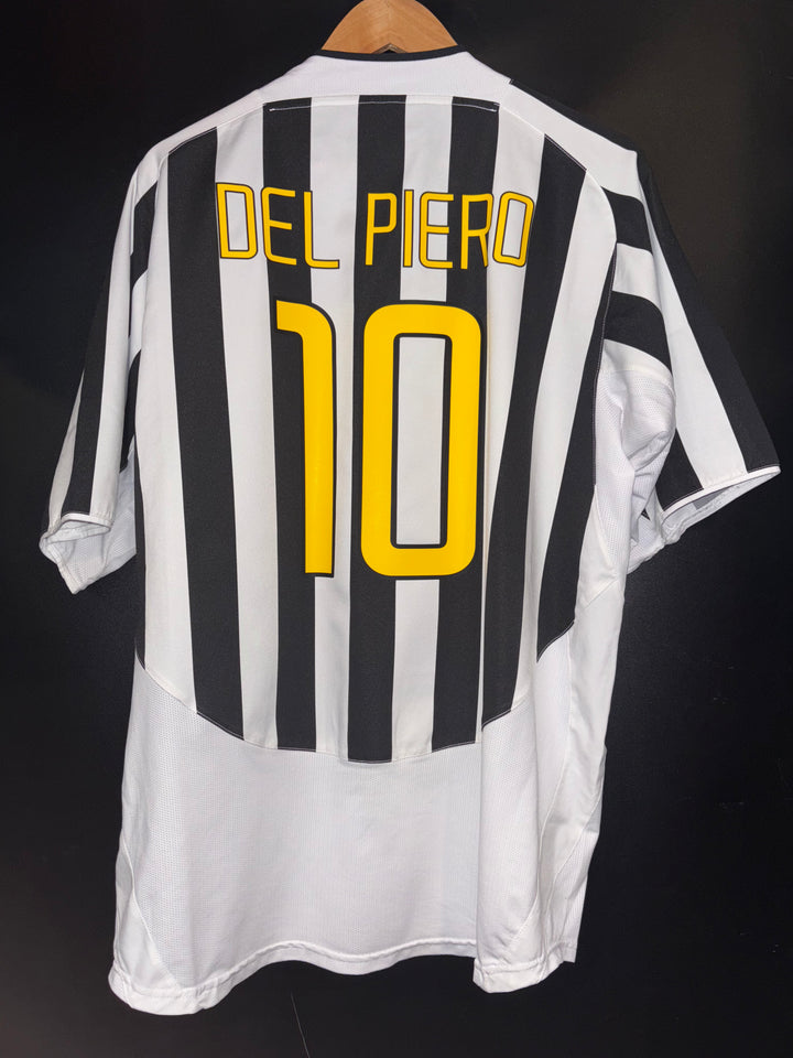 JUVENTUS DEL PIERO 2003-2004 ORIGINAL JERSEY Size XL