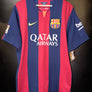 BARCELONA NEYMAR JR 2014-2015 ORIGINAL JERSEY Size XL