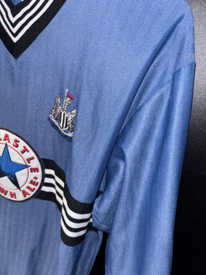 NEWCASTLE UNITED SHEARER 1995-1996 ORIGINAL AWAY JERSEY Size XL