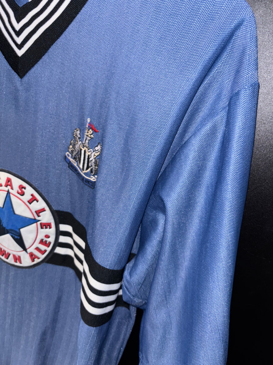 NEWCASTLE UNITED SHEARER 1995-1996 ORIGINAL AWAY JERSEY Size XL