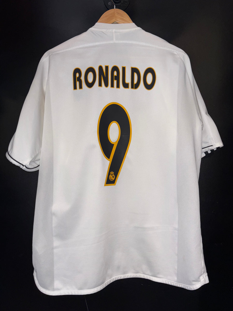 REAL MADRID RONALDO 2003-2004 ORIGINAL JERSEY Size XL