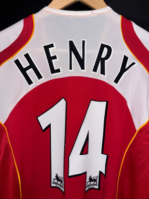 ARSENAL HENRY 2004-2005 ORIGINAL JERSEY Size M