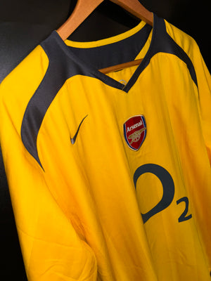 ARSENAL BERGKAMP 2005-2006 ORIGINAL JERSEY Size L
