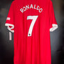 MANCHESTER UNITED RONALDO 2021-2022 ORIGINAL PLAYER JERSEY Size 2XL