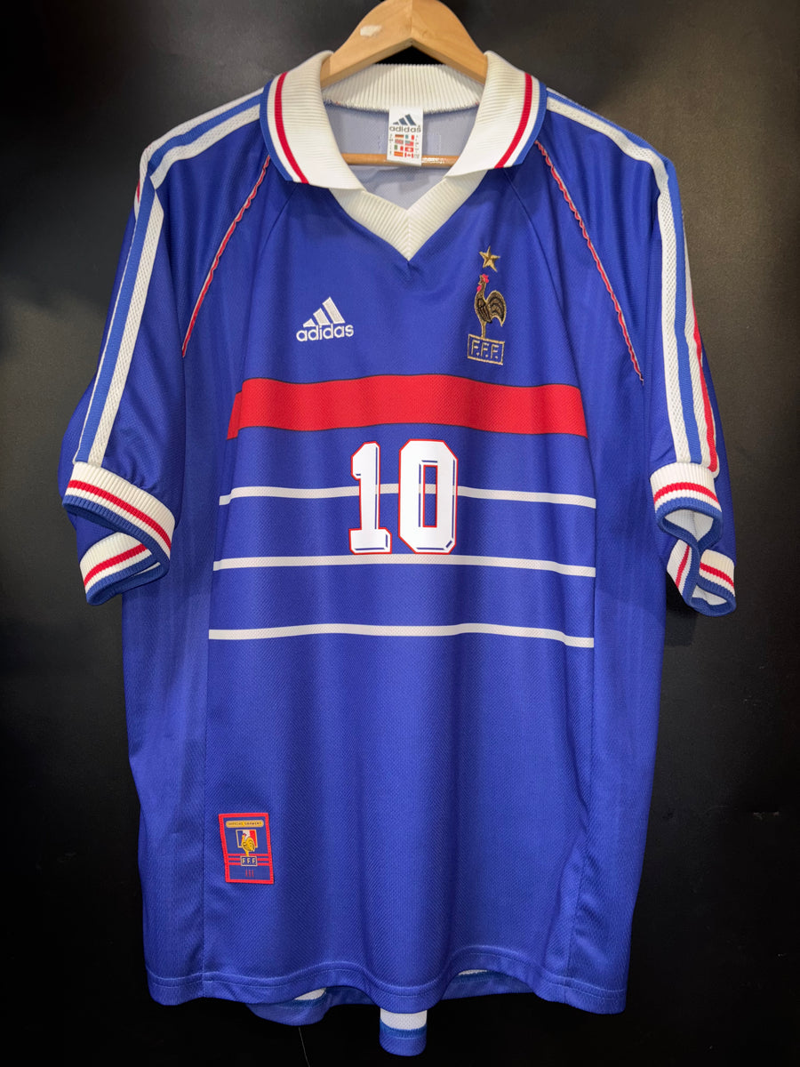 FRANCE ZIDANE 1998-1999 ORIGINAL JERSEY SIZE L