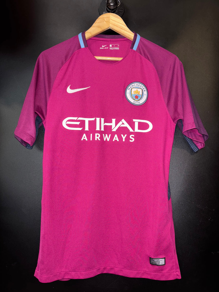MANCHESTER CITY SILVA 2017-2018 ORIGINAL JERSEY Size M