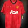 MANCHESTER UNITED VAN PERSIE 2012-2013 ORIGINAL JERSEY Size L