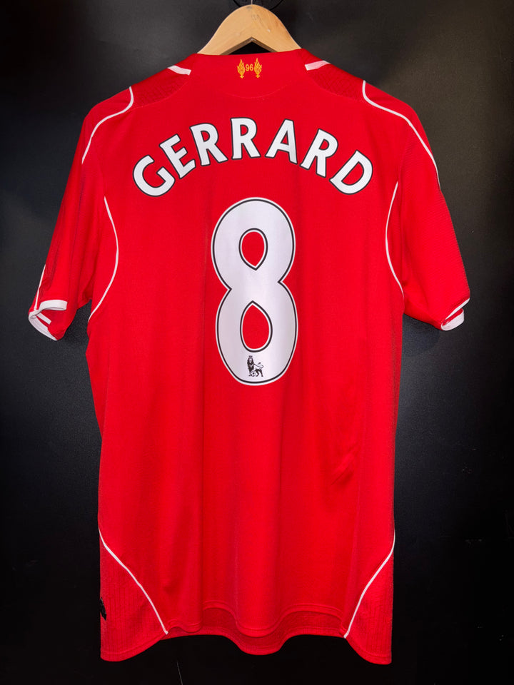 LIVERPOOL GERRARD 2014-2015 ORIGINAL JERSEY Size L