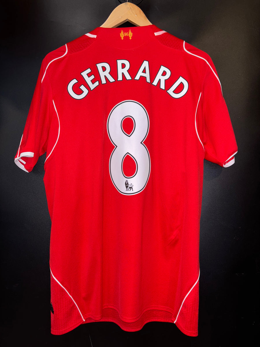 LIVERPOOL GERRARD 2014-2015 ORIGINAL JERSEY Size L