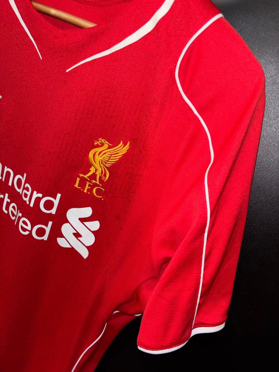 LIVERPOOL GERRARD 2014-2015 ORIGINAL JERSEY Size L