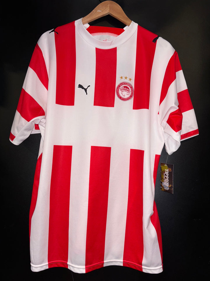 OLYMPIACOS FC 2007-2008 ORIGINAL JERSEY SIZE L