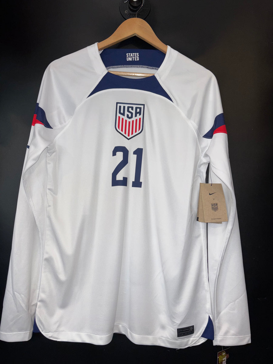 USA SOCCER USMNT WEAH 2022-2023 ORIGINAL JERSEY Size M