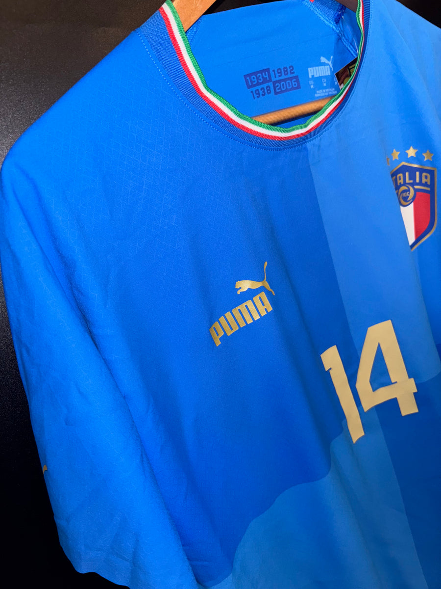 ITALY CHIESA 2022-2023 ORIGINAL PLAYER JERSEY Size M