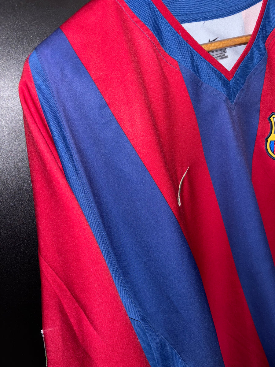BARCELONA INIESTA 2002-2003 ORIGINAL JERSEY Size 2XL
