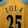 CHELSEA ZOLA 1997-1998 ORIGINAL JERSEY SIZE XL
